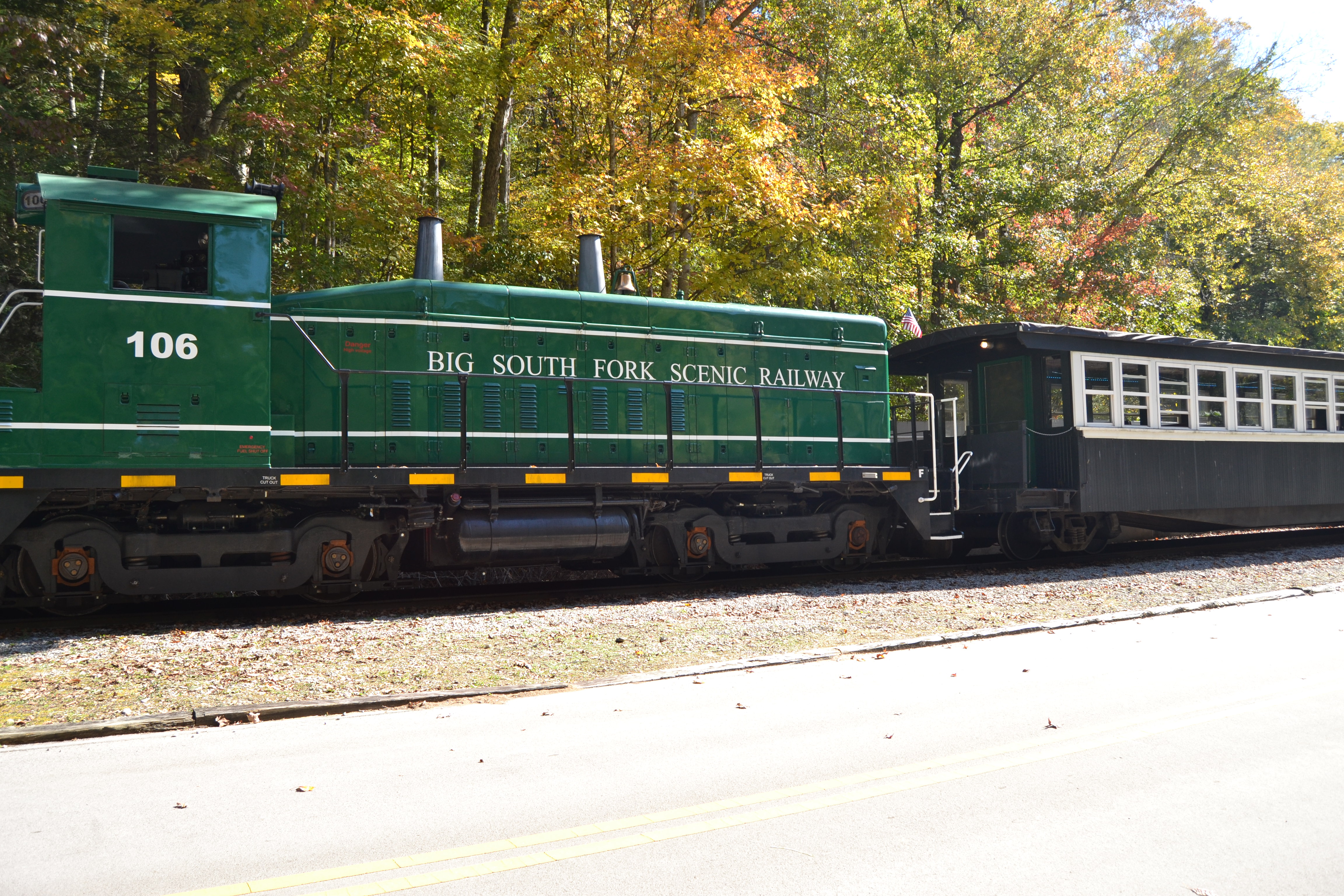 BSFSR_train2 The Big South Fork Scenic Railway train