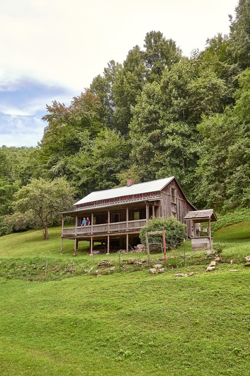 View of Butcher Hollow from the hillside.