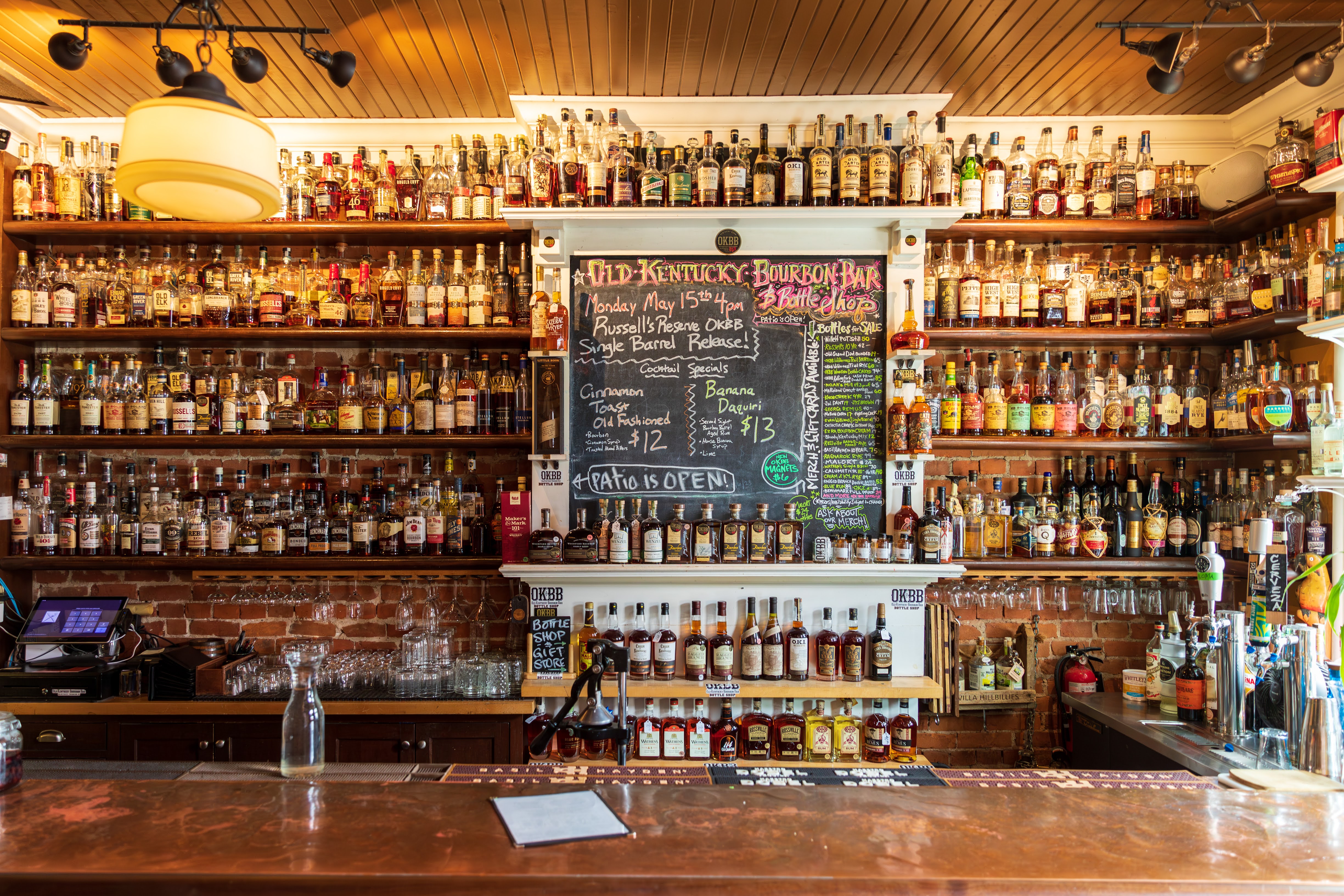 Old Kentucky Bourbon Bar in Covington, KY. 