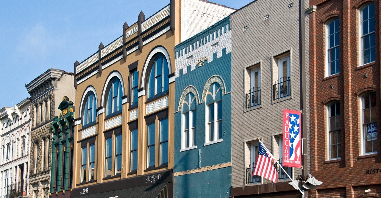 Paducah Kentucky — LowerTown Arts District galleries and historic homes